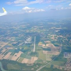 Flugwegposition um 14:12:29: Aufgenommen in der Nähe von Landsberg am Lech, Deutschland in 2253 Meter